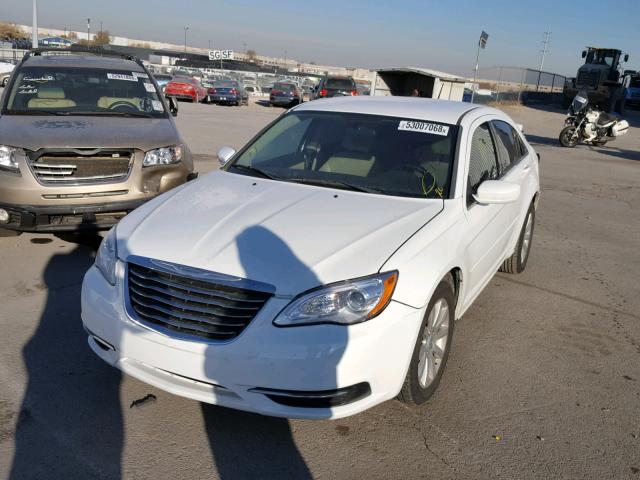 1C3CCBBB9CN191668 - 2012 CHRYSLER 200 TOURIN WHITE photo 2