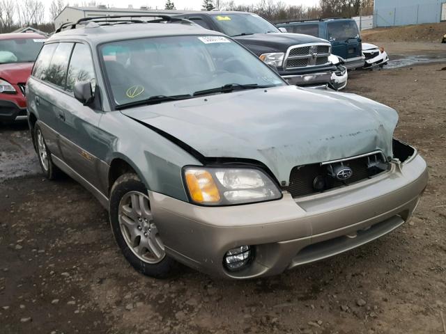 4S3BH675437657448 - 2003 SUBARU LEGACY OUT GREEN photo 1