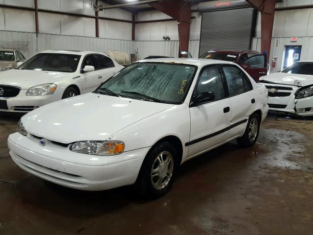 1Y1SK52882Z401292 - 2002 CHEVROLET GEO PRIZM WHITE photo 2