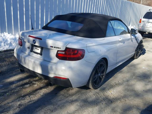 WBA1M5C58GV327267 - 2016 BMW M235XI WHITE photo 4