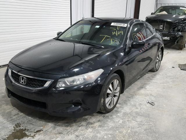 1HGCS12839A020106 - 2009 HONDA ACCORD EXL BLACK photo 2