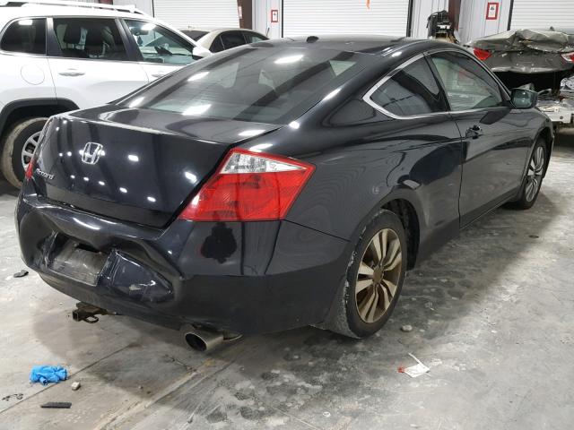 1HGCS12839A020106 - 2009 HONDA ACCORD EXL BLACK photo 4