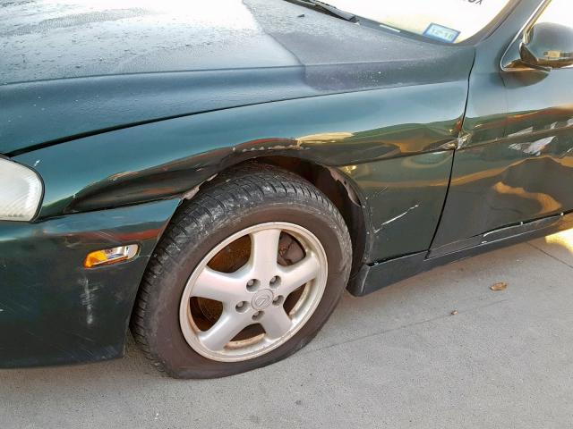 JT8CH32Y0W1001497 - 1998 LEXUS SC 400 GREEN photo 9