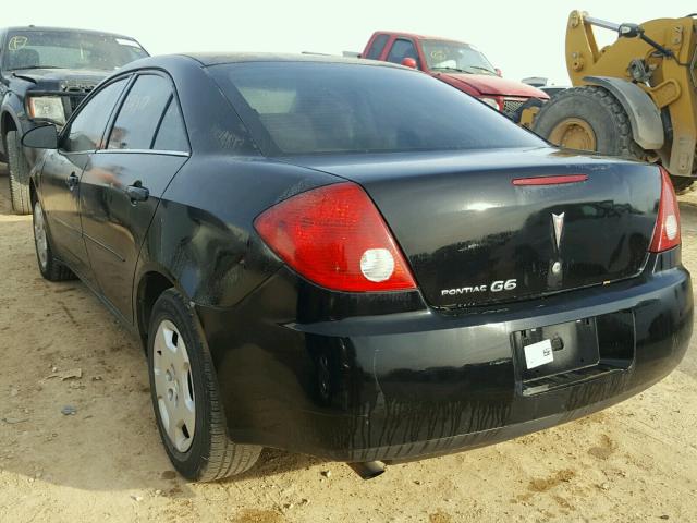 1G2ZF55B264154504 - 2006 PONTIAC G6 SE BLACK photo 3