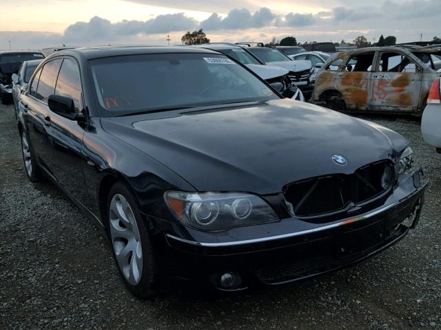 WBAHN83557DT69799 - 2007 BMW 750 BLACK photo 1