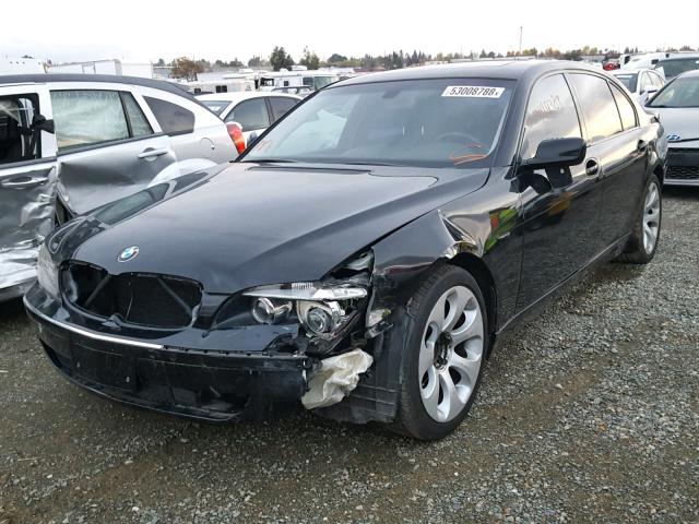 WBAHN83557DT69799 - 2007 BMW 750 BLACK photo 2