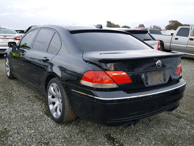 WBAHN83557DT69799 - 2007 BMW 750 BLACK photo 3