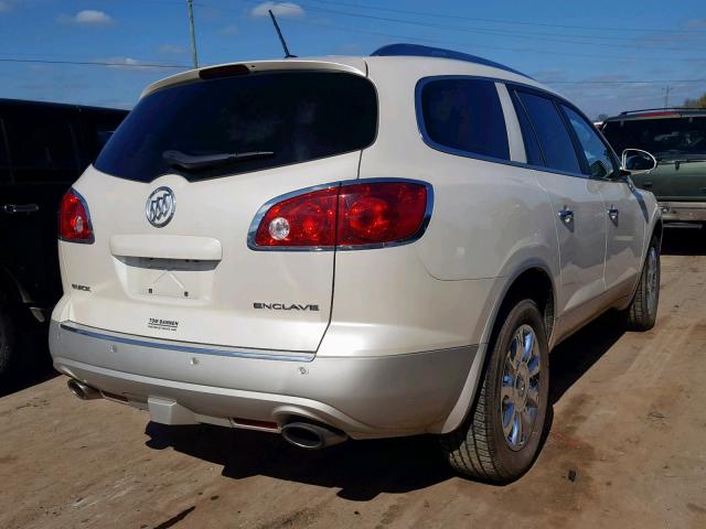 5GAKRCED4CJ373988 - 2012 BUICK ENCLAVE CREAM photo 4