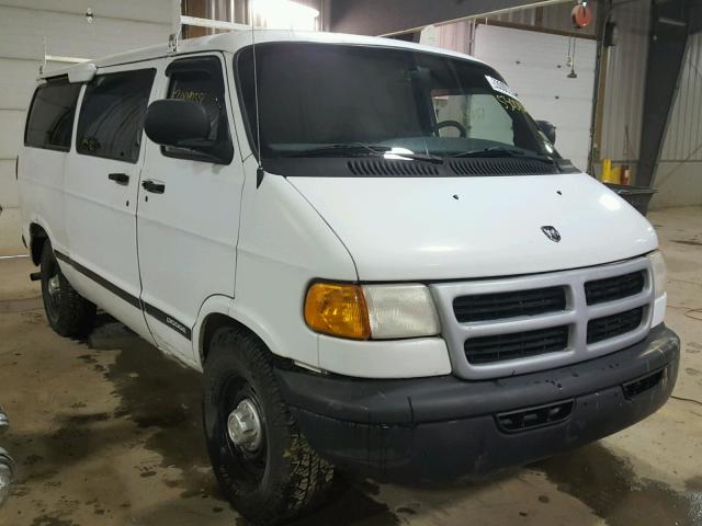 2B7KB31Z2YK138201 - 2000 DODGE RAM VAN B3 WHITE photo 1