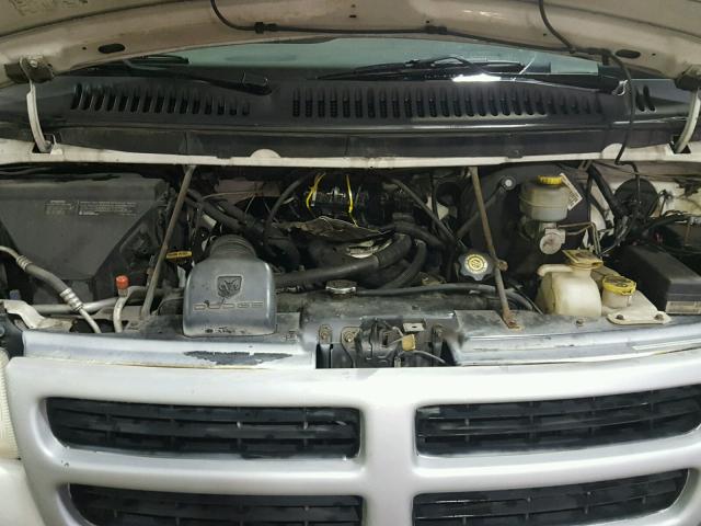 2B7KB31Z2YK138201 - 2000 DODGE RAM VAN B3 WHITE photo 7