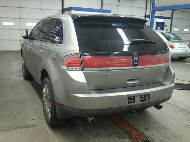 2LMDU88C88BJ10579 - 2008 LINCOLN MKX SILVER photo 3