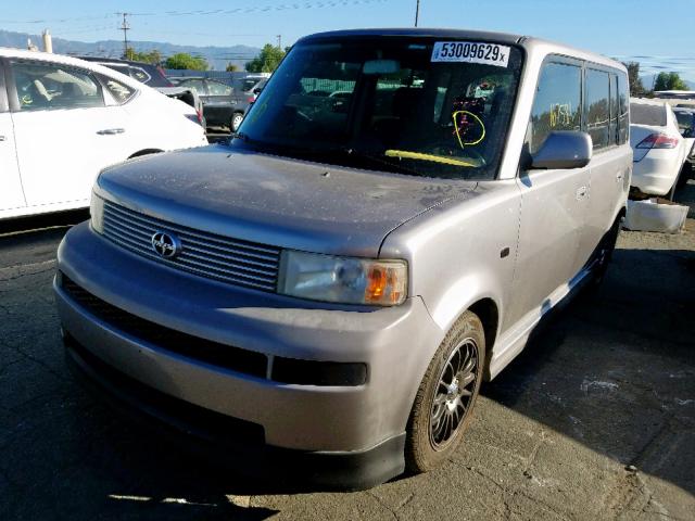 JTLKT324454019155 - 2005 TOYOTA SCION XB Grau Foto 2