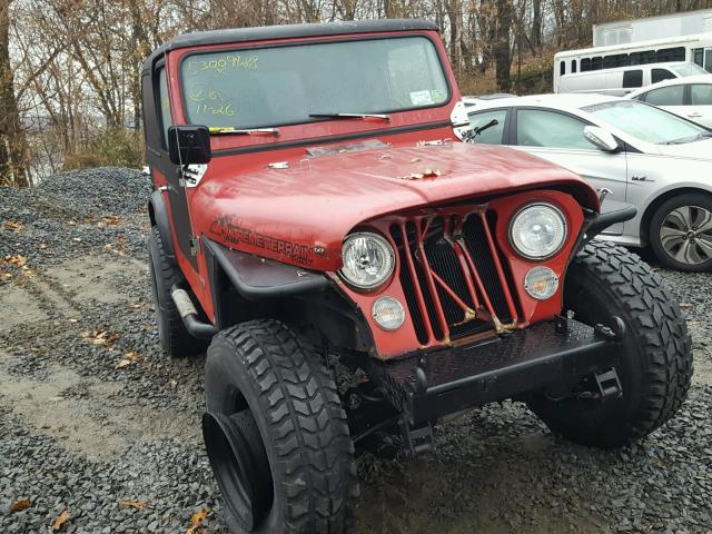 J9A93EC009047 - 1979 JEEP CJ-7 RED photo 1