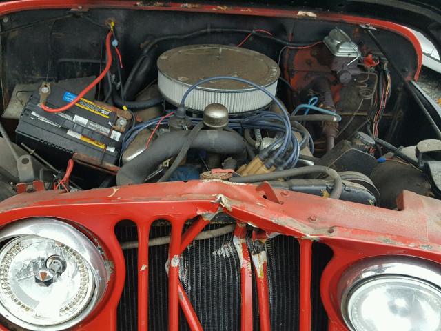 J9A93EC009047 - 1979 JEEP CJ-7 RED photo 7