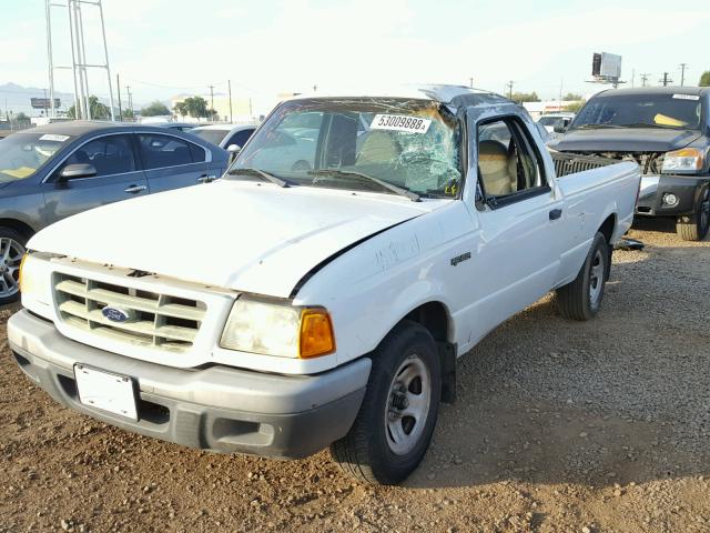 1FTYR10U91PB73834 - 2001 FORD RANGER WHITE photo 2