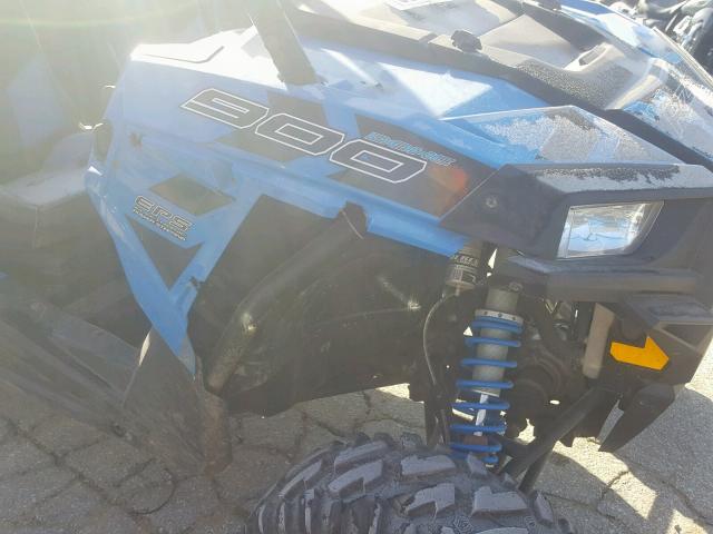 4XAVBE871HB678021 - 2017 POLARIS RZR S 900 BLUE photo 9