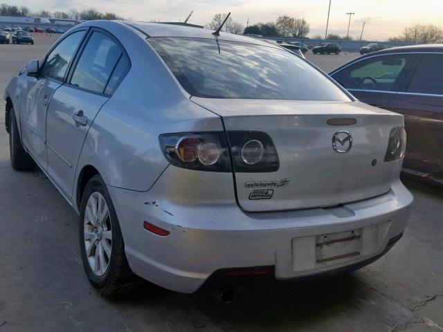 JM1BK32F871763331 - 2007 MAZDA 3 I SILVER photo 3