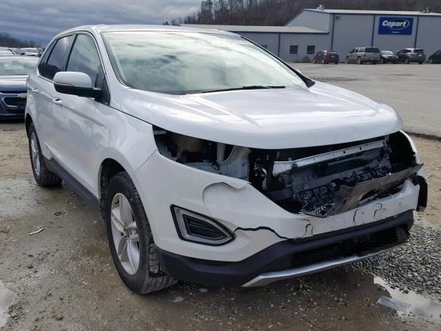 2FMPK4J96GBB10276 - 2016 FORD EDGE SEL WHITE photo 1