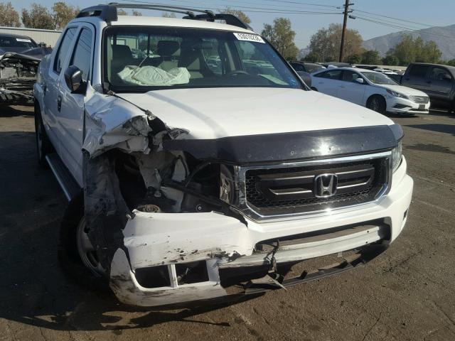 2HJYK16489H000765 - 2009 HONDA RIDGELINE WHITE photo 1