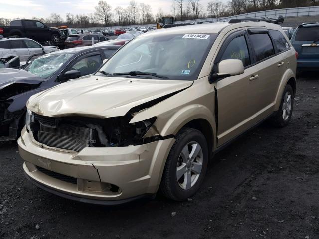 3D4PH1FG7BT522814 - 2011 DODGE JOURNEY MA GOLD photo 2