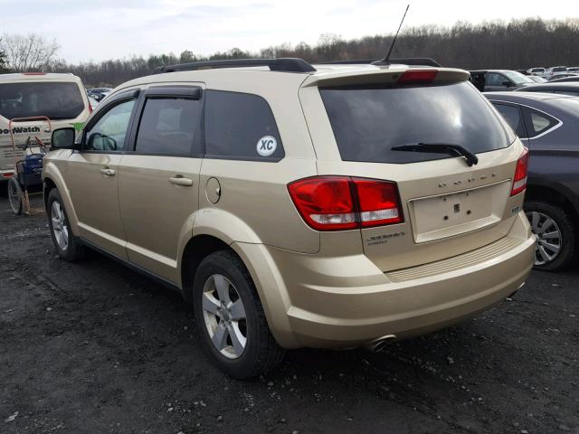 3D4PH1FG7BT522814 - 2011 DODGE JOURNEY MA GOLD photo 3