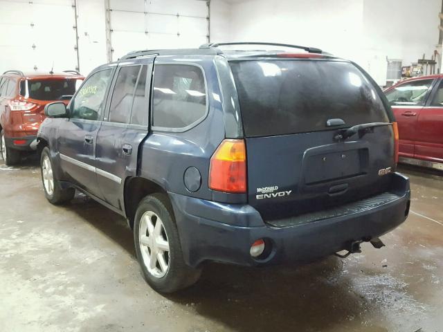 1GKDT13S182250184 - 2008 GMC ENVOY BLUE photo 3