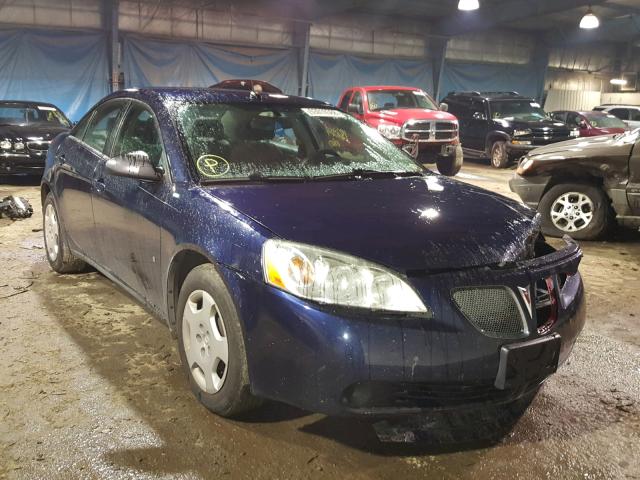 1G2ZF57B984186236 - 2008 PONTIAC G6 VALUE L BLUE photo 1