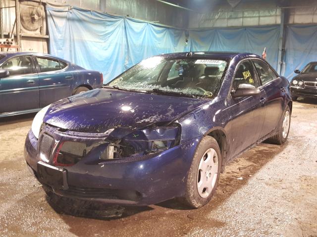 1G2ZF57B984186236 - 2008 PONTIAC G6 VALUE L BLUE photo 2