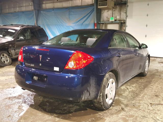 1G2ZF57B984186236 - 2008 PONTIAC G6 VALUE L BLUE photo 4