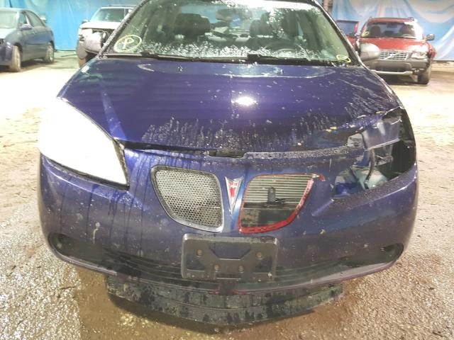 1G2ZF57B984186236 - 2008 PONTIAC G6 VALUE L BLUE photo 9