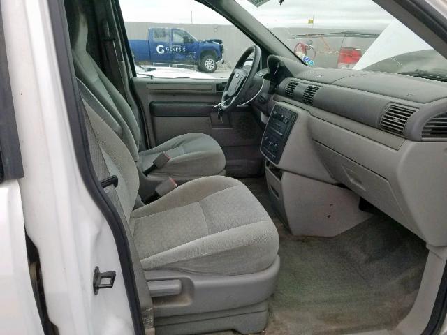 2FTZA54637BA08229 - 2007 FORD FREESTAR WHITE photo 5