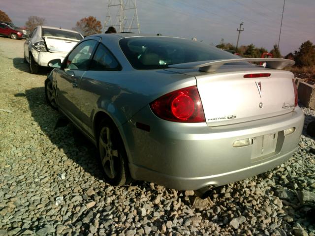 1G2AN18B677194833 - 2007 PONTIAC G5 GT SILVER photo 3