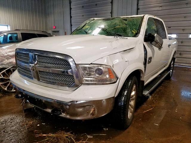 1C6RR7PT6GS211862 - 2016 RAM 1500 LONGH WHITE photo 2