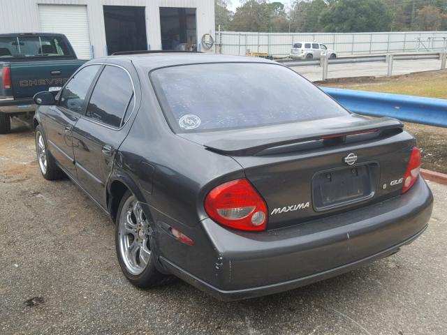 JN1CA31D41T609320 - 2001 NISSAN MAXIMA GXE GRAY photo 3