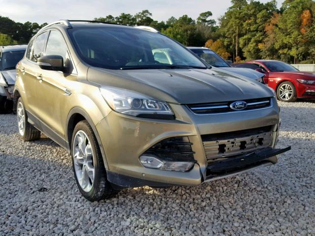 1FMCU9J90DUB52776 - 2013 FORD ESCAPE TIT GREEN photo 1