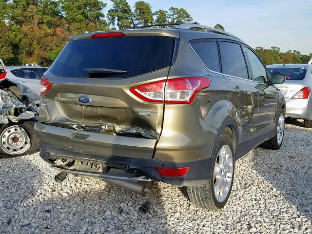 1FMCU9J90DUB52776 - 2013 FORD ESCAPE TIT GREEN photo 4