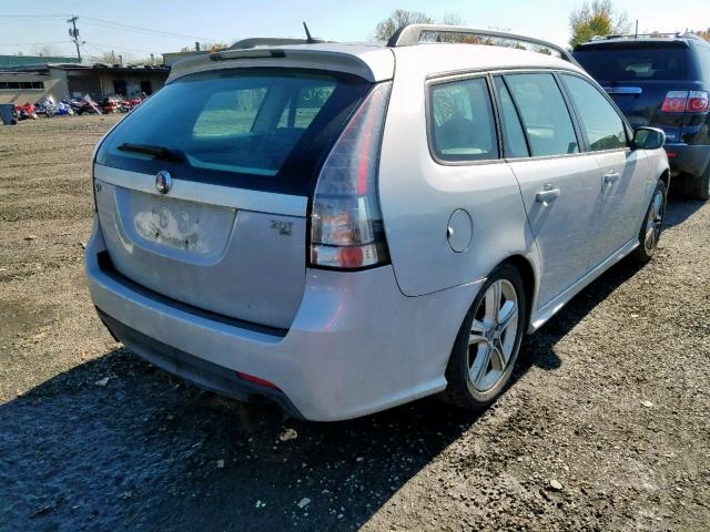 YS3FB57Y291015998 - 2009 SAAB 9-3 2.0T SILVER photo 4