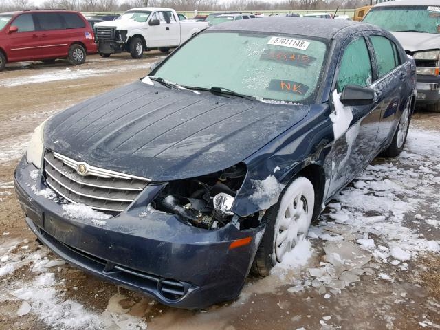 1C3LC46K78N182089 - 2008 CHRYSLER SEBRING LX BLUE photo 2