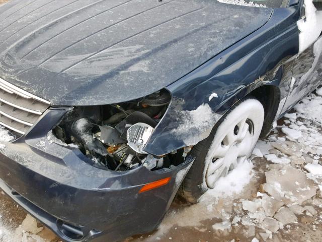 1C3LC46K78N182089 - 2008 CHRYSLER SEBRING LX BLUE photo 9