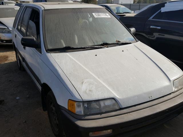 JHMEE2751MS003888 - 1991 HONDA CIVIC WHITE photo 1