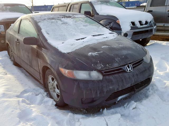 2HGFG11366H014978 - 2006 HONDA CIVIC DX V BLACK photo 1