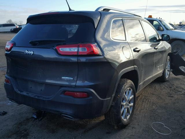 1C4PJLCS5FW695365 - 2015 JEEP CHEROKEE L GRAY photo 4