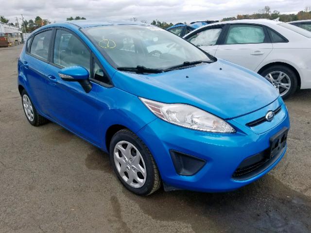 3FADP4EJ7DM153666 - 2013 FORD FIESTA SE BLUE photo 1