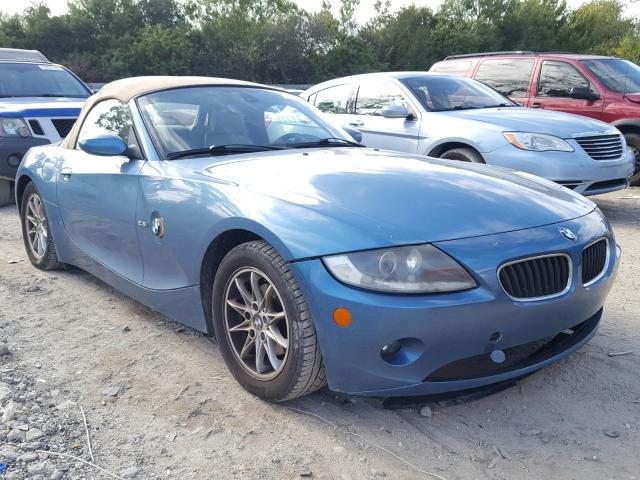 4USBT33575LS54345 - 2005 BMW Z4 2.5 BLUE photo 1