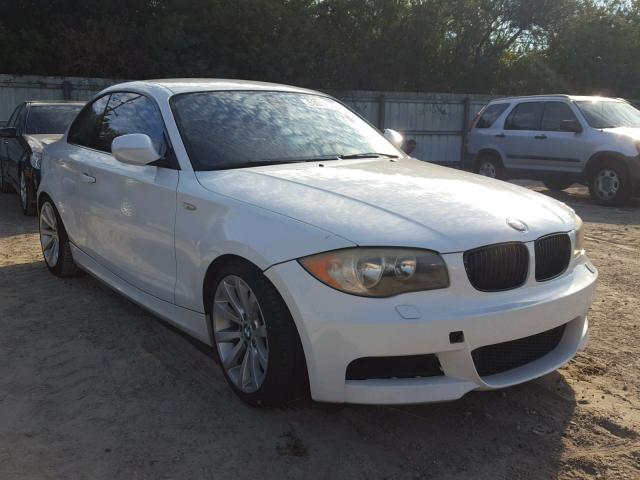 WBAUP7C54BVP21227 - 2011 BMW 128 I WHITE photo 1