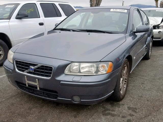YV1RS592462525332 - 2006 VOLVO S60 2.5T GRAY photo 2