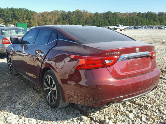 1N4AA6AP7HC453404 - 2017 NISSAN MAXIMA 3.5 BURGUNDY photo 3