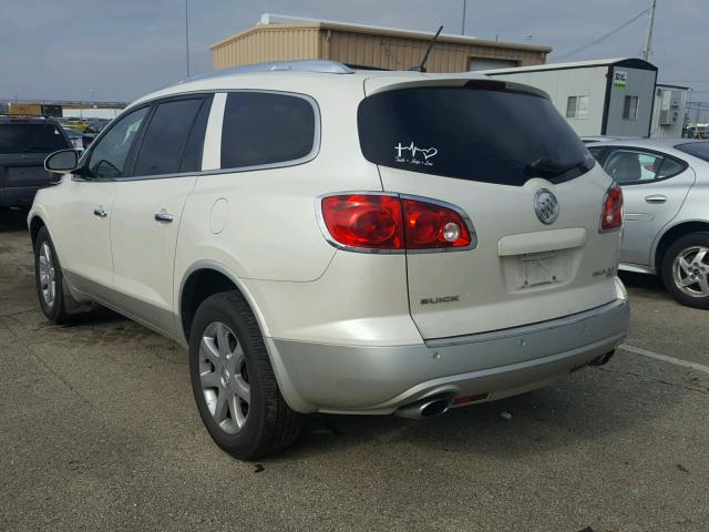 5GAER23738J286188 - 2008 BUICK ENCLAVE CX WHITE photo 3