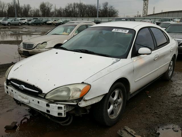 1FAFP55U63G154521 - 2003 FORD TAURUS SES WHITE photo 2