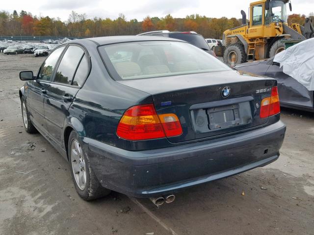 WBAEU33453PF58903 - 2003 BMW 325 XI GREEN photo 3